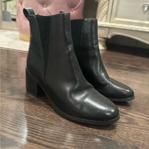 Steve Madden Black Leather Boots